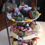 afternoon tea service at Rose Arbour Tea Room in Chester, Vermont