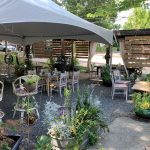 outdoor afternoon tea at Ivy Tea House in Norcross, GA