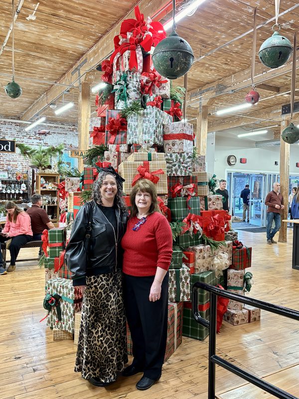 shopping at The Cotton Mill Exchange at Sweety's Cafe & Tea Room in Canton, GA