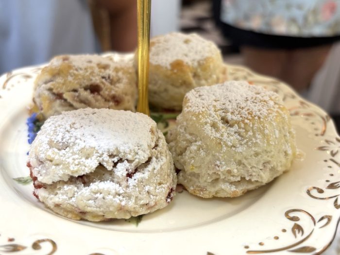scones at Afternoon Tea at Mimi's Table & Garden Tea Room in Sylacauga, Alabama