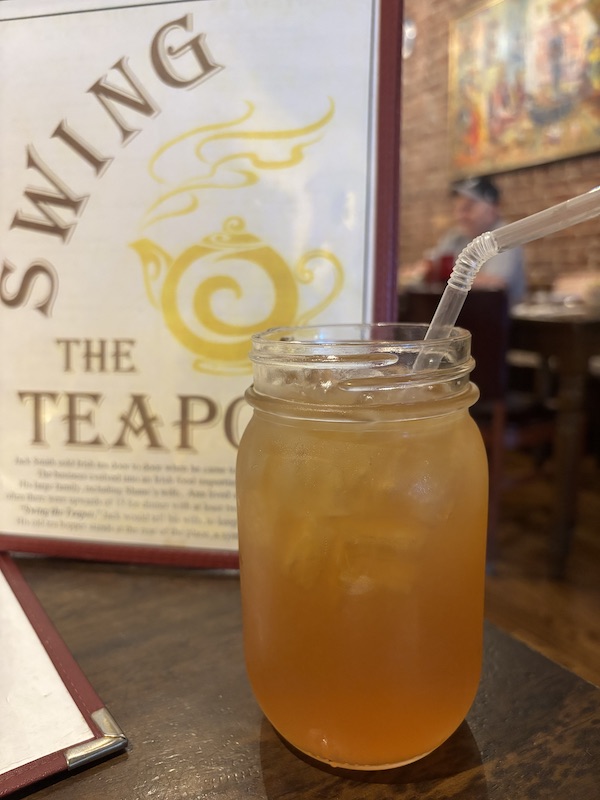 swingin' tea at Swing the Teapot in Floral Park, New York