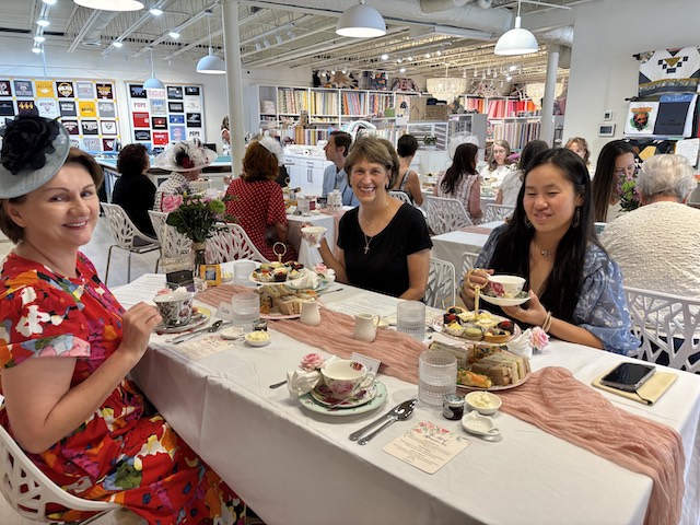 public tea at Stitched by Boxed Bites 2 Go in Marietta, Georgia