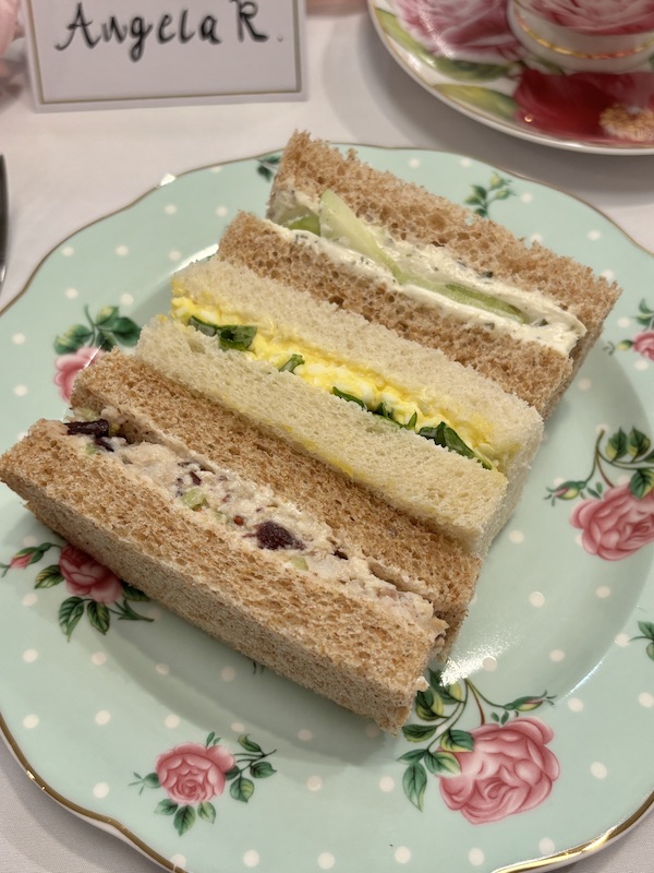 finger sandwiches at Afternoon Tea at Boxed Bites 2 Go in Marietta, Georgia