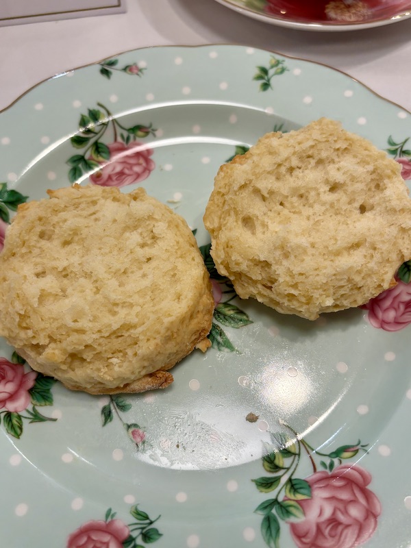 Perfect scones at Afternoon Tea at Boxed Bites 2 Go in Marietta, Georgia