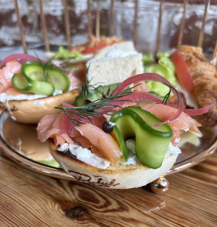 finger sandwiches at afternoon tea at Peckish in Atlanta, Georgia