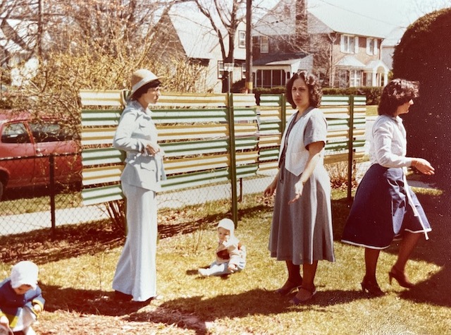 grandma's backyard circa 1980