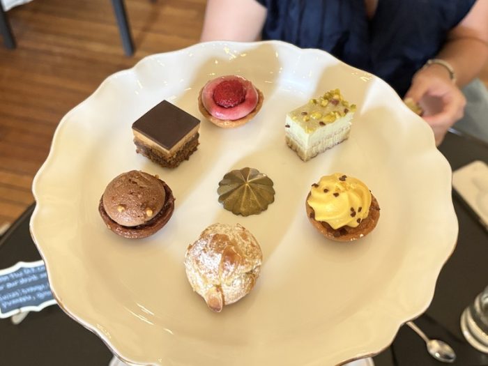 dessert at afternoon tea at Bellwether House in Savannah, Georgia