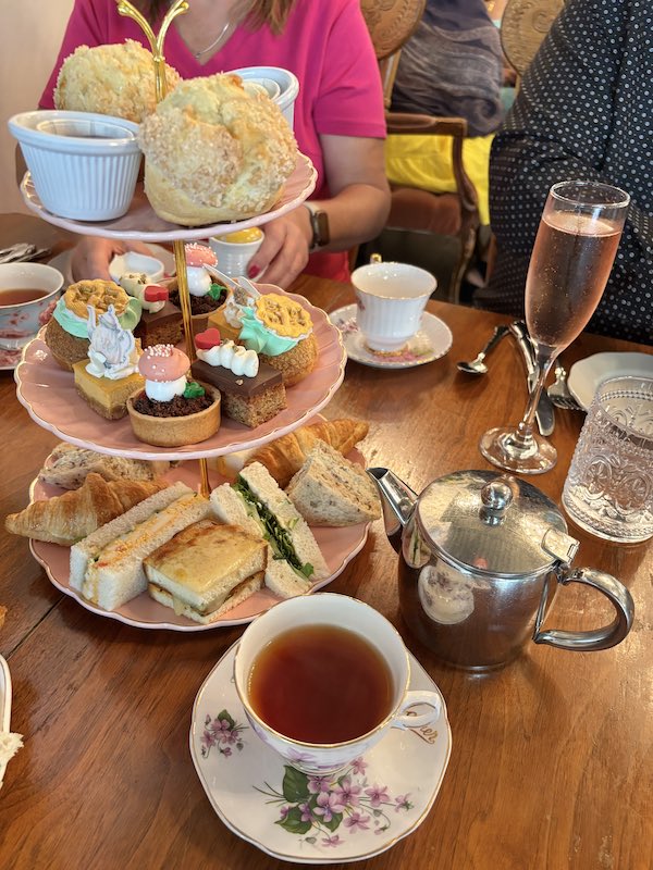 afternoon tea at Neverland Tea Salon in Vancouver, British Columbia