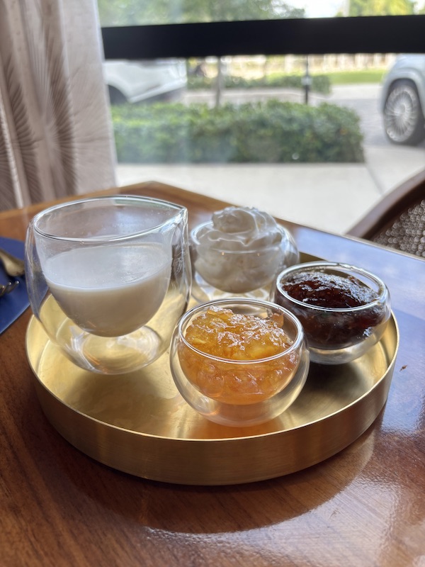 spreads at afternoon tea at The Ben West, Proper Grit in West Palm Beach, Florida