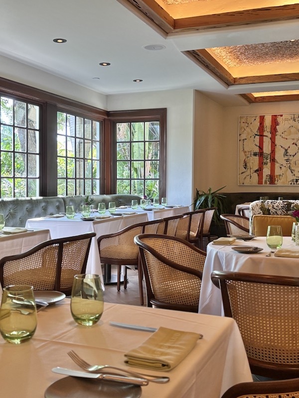 afternoon tea at The Brazilian Court's Cafe Boulud in Palm Beach, Florida