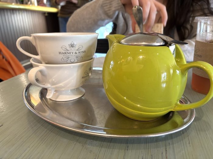 tea is served at Harney & Sons Millerton, New York tea bar
