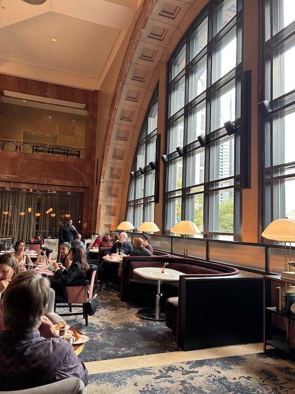 redecorated Brasserie Margot at Four Seasons Hotel Atlanta