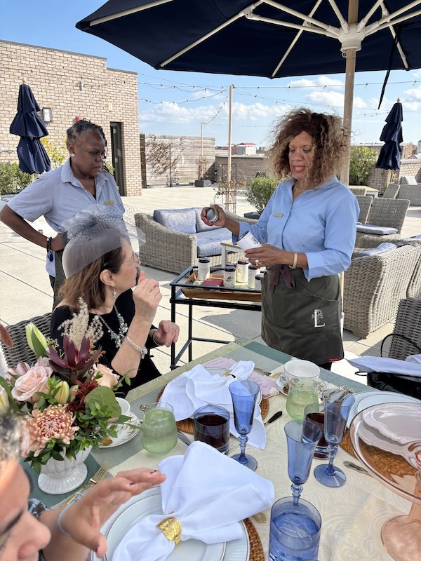 teas are introduced at afternoon tea at The Loutrel in Charleston, South Carolina