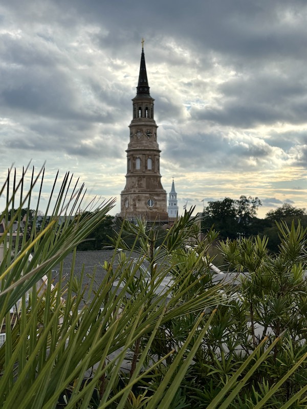 Saint Philip's Episcopal Church viewed from The Loutrel's rooftop