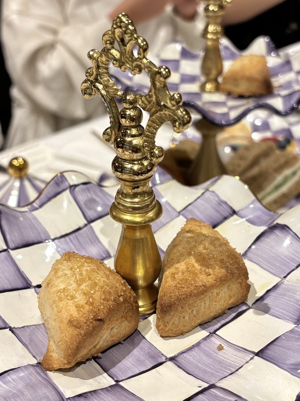 small scones at afternoon tea at Delamar West Hartford, Artisan in Connecticut