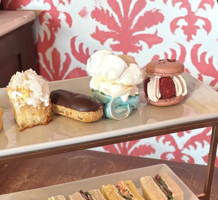 pastries at Titanic afternoon tea at Chocolate Pi in Tampa, Florida