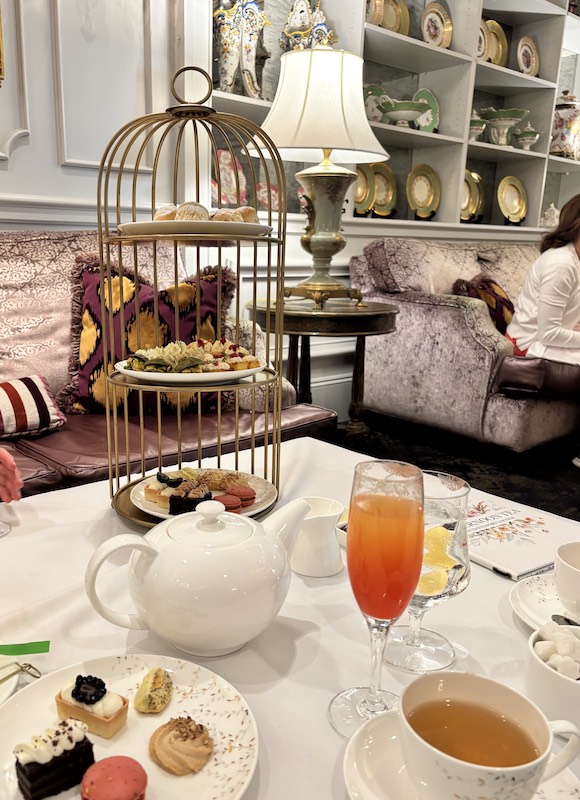 afternoon tea tray at afternoon tea at The Ritz-Carlton New Orleans