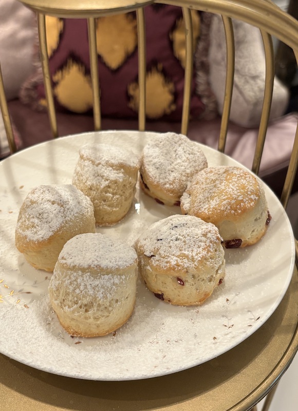 perfectly baked scones at afternoon tea at The Ritz-Carlton New Orleans