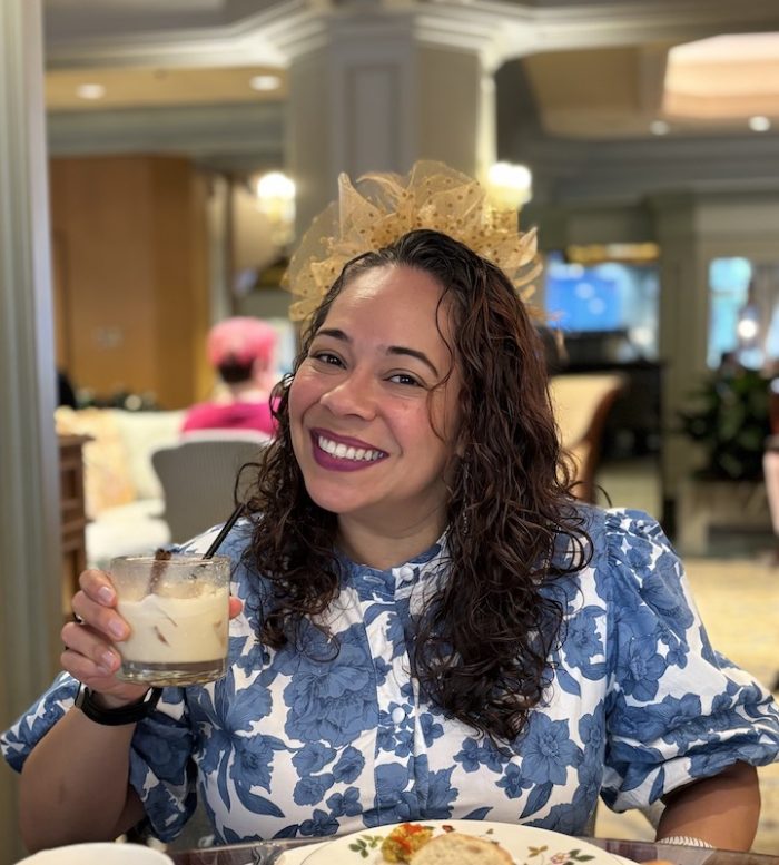 loving the cocktails at afternoon tea at The Windsor Court, Le Salon in New Orleans, LA