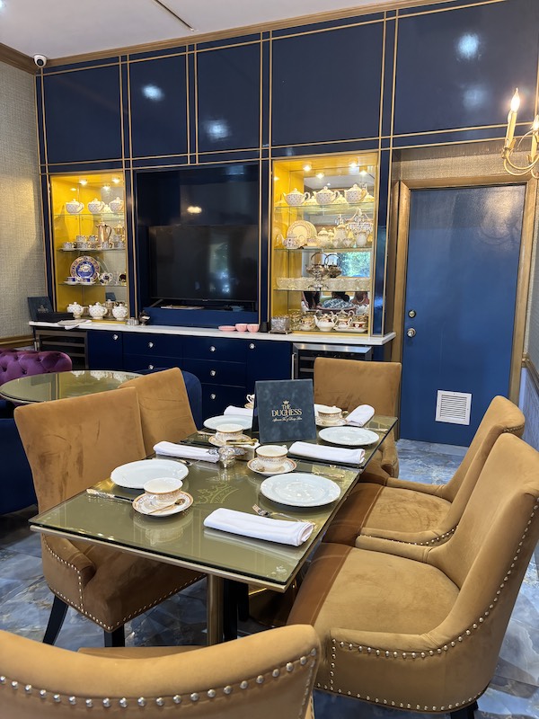 The Duchess Tea Salon at Cafe Channing Noelle in Nassau, Bahamas