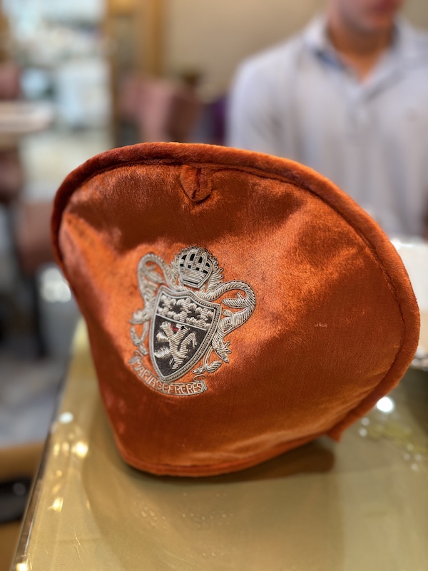 tea cozy at The Duchess Tea Salon at Cafe Channing Noelle in Nassau, Bahamas