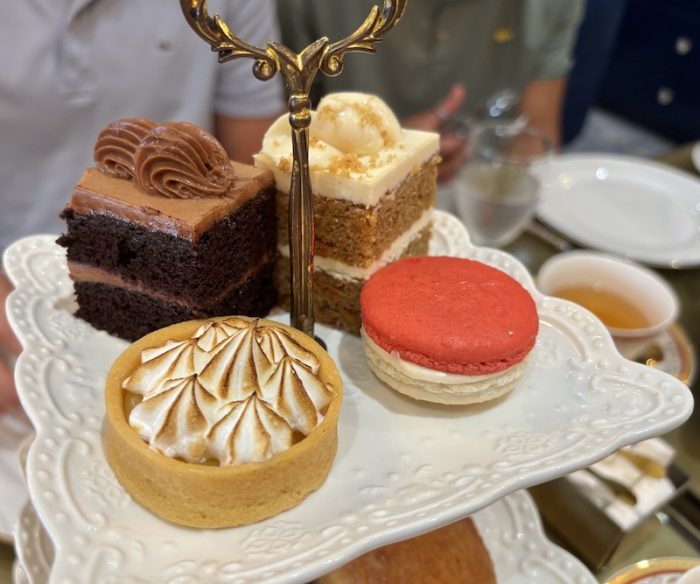 desserts at The Duchess Tea Salon at Cafe Channing Noelle in Nassau, Bahamas