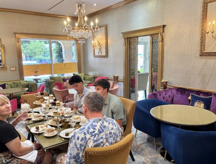 The Duchess Tea Salon at Cafe Channing Noelle in Nassau, Bahamas