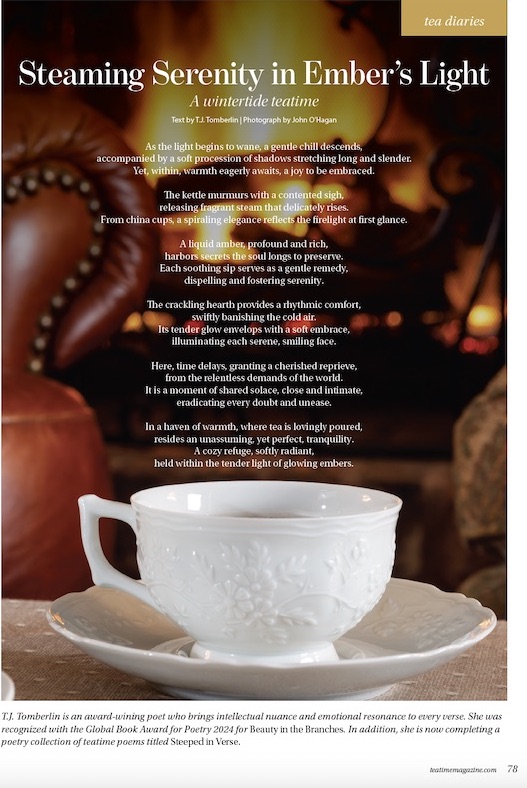 T.J. Tomberlin's poetry featured in TeaTime Magazine