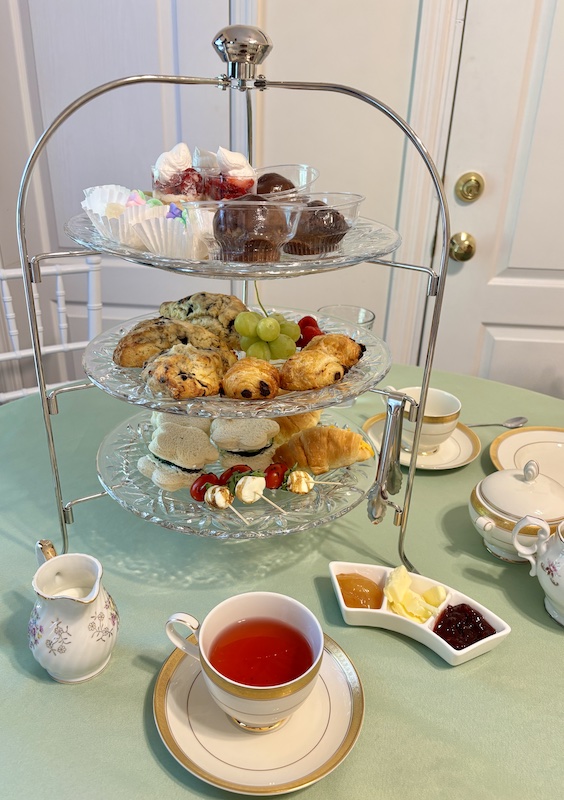 afternoon tea at at Annabella at Cedar Glen in Huntsville, AL