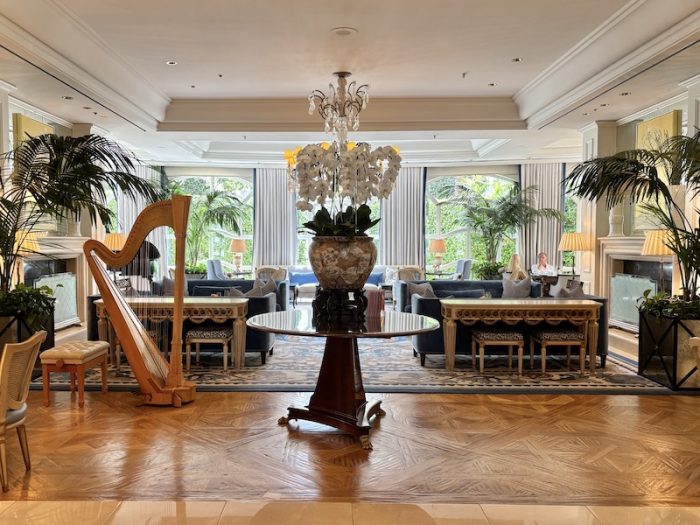 the Living Room for afternoon tea at The Peninsula Beverly Hills, California