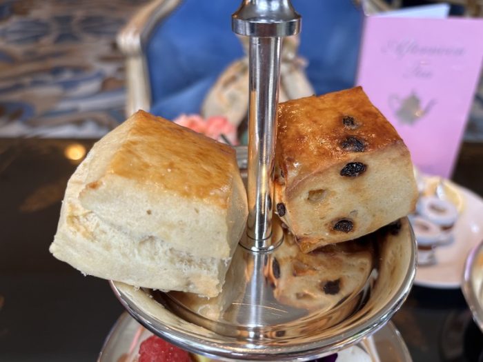 scones at afternoon tea at The Peninsula Beverly Hills, California