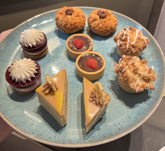 pastries at The Fearrington House Restaurant in Pittsboro, North Carolina